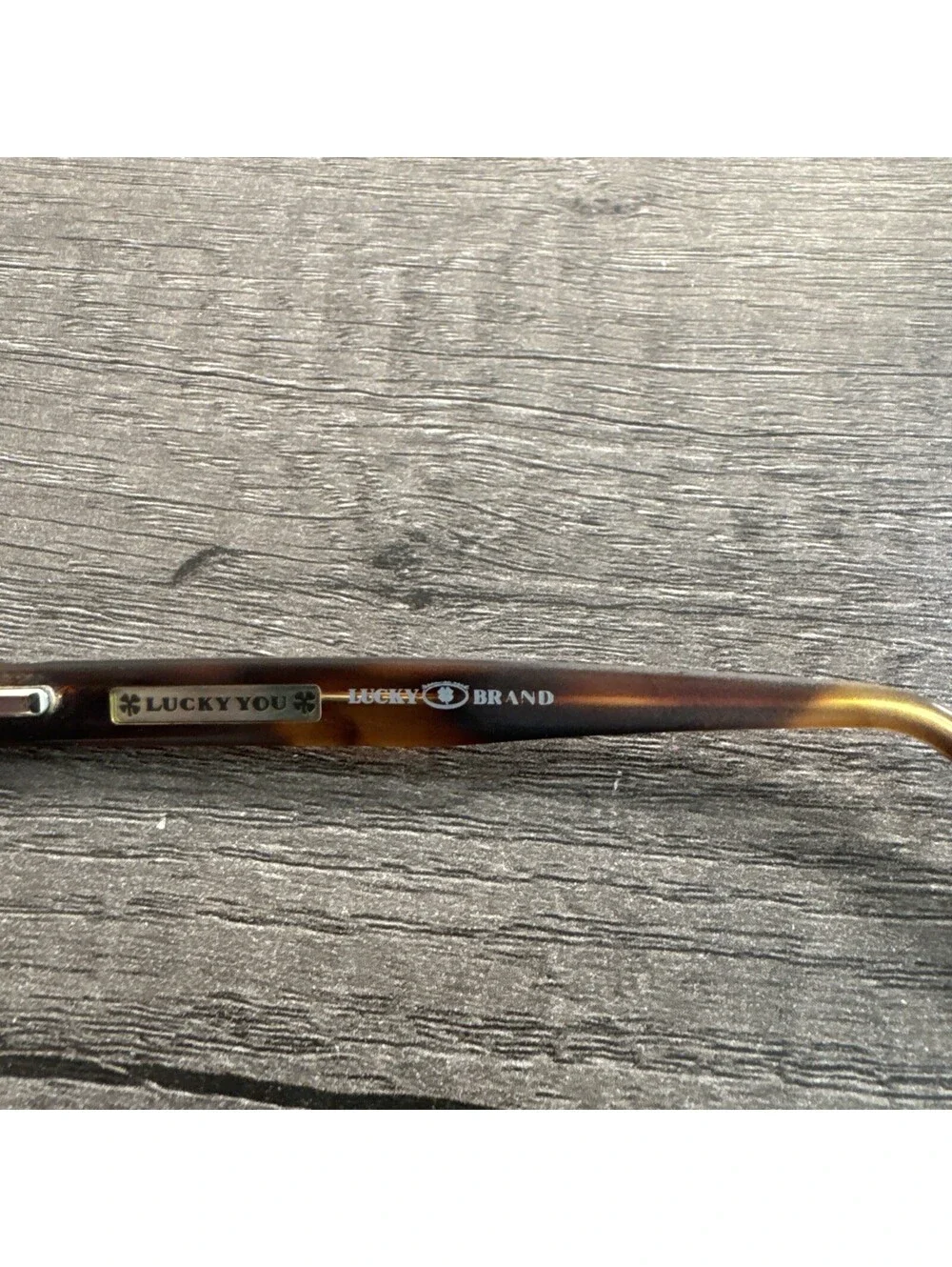Lucky Brand Eyeglasses D502 Brown Tortoise Rectangular 50-17-140 FRAMES ONLY
